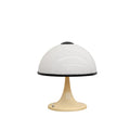 Modern Cream Mushroom Metal 1-Light Table Lamp