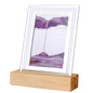 Creative Quicksand Square  LED Night Light Decorative Table Lamp