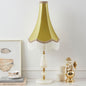 French Retro Court Tassel Copper 1-Light Table Lamp