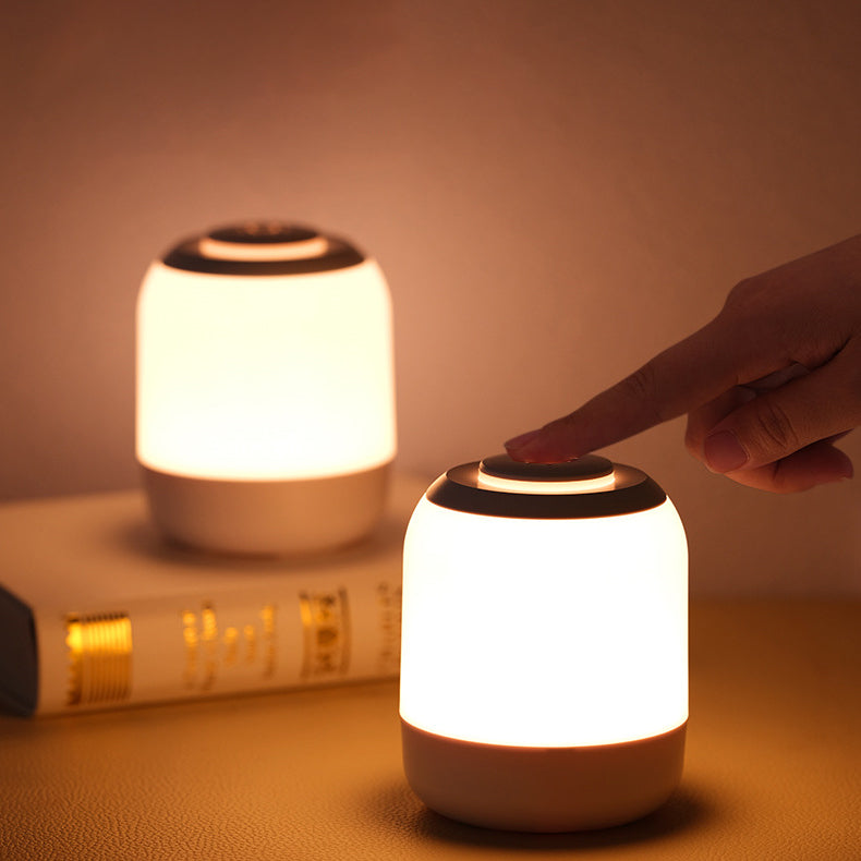 Contemporary Creative Night Touch Sensor ABS USB Charing LED Table Lamp For Bedroom