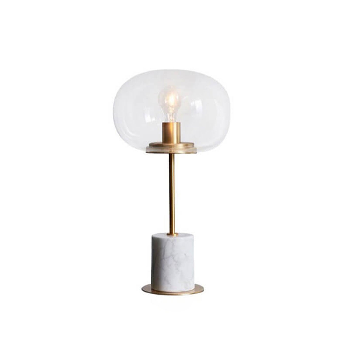 Nordic Creative Minimalist Glass Ball 1-Light Table Lamp