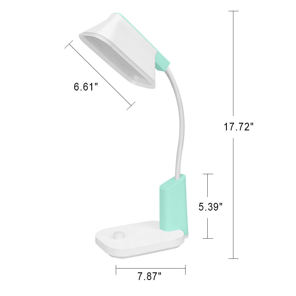 Simple Hose USB Knob Adjustable LED Reading Desk Lamp