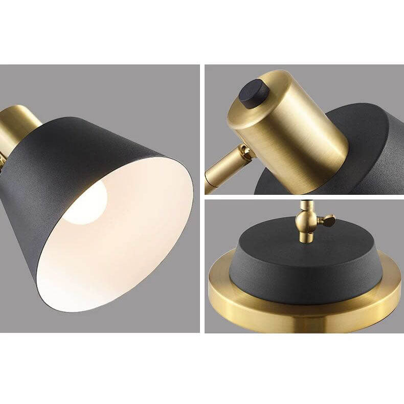 Modern Minimalist Solid Color Iron 1-Light Table Lamp