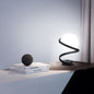 Modern Minimalist Curved Shape Ball Iron Acrylic LED Table Lamp