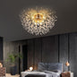Dandelion Crystal Semi-Flush Ceiling Light