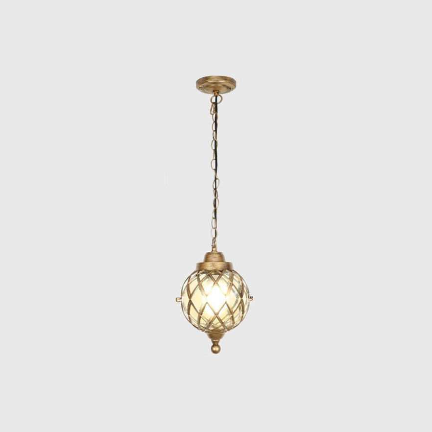 Outdoor Waterproof Glass Globe Pendant