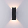 Modern Simple Rectangular Curved LED Outdoor Waterproof Wall Sconce Lamp