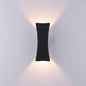 Modern Simple Rectangular Curved LED Outdoor Waterproof Wall Sconce Lamp