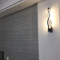 Modern Minimalist Aluminum Wave Shape LED Wall Sconce Lamp