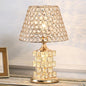 Nordic Luxury Crystal Cone Geometry 1-Light Table Lamp