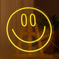 Neon Smiley Silicone LED Atmosphere Decorative Neon Lights