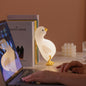 Creative Cute Duck Silicone USB LED Night Light Table Lamp