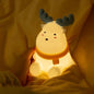 Modern Creative Moose Silicone LED Pat Night Light Table Lamp