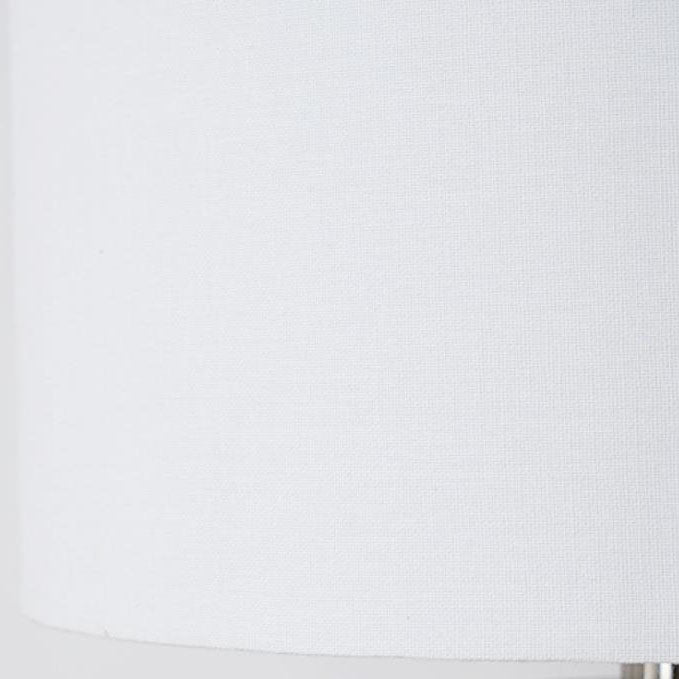 Nordic Light Luxury Green Striped Ceramic Drum Fabric 1-Light Table Lamp
