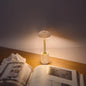 Contemporary Nordic Creative Solid Wood Mushroom LED Table Lamp For Bedroom