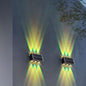 Contemporary Industrial Solar Waterproof ABS Column LED Wall Sconce Lamp For Outdoor Patio