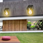 Contemporary Industrial Solar Waterproof Human Sensor LED Wall Sconce Lamp For Outdoor Patio