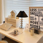 Modern Light Luxury Simple Wrought Iron Pleats 1-Light Table Lamp
