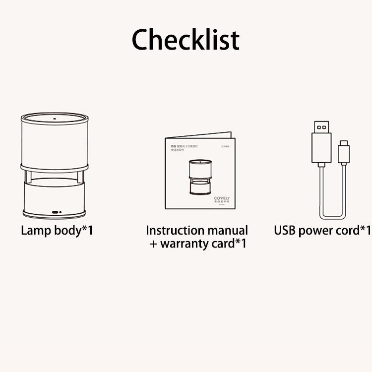Modern Simplicity PMMA PC Stainless Steel Aluminum Cylinder LED Table Lamp For Bedside