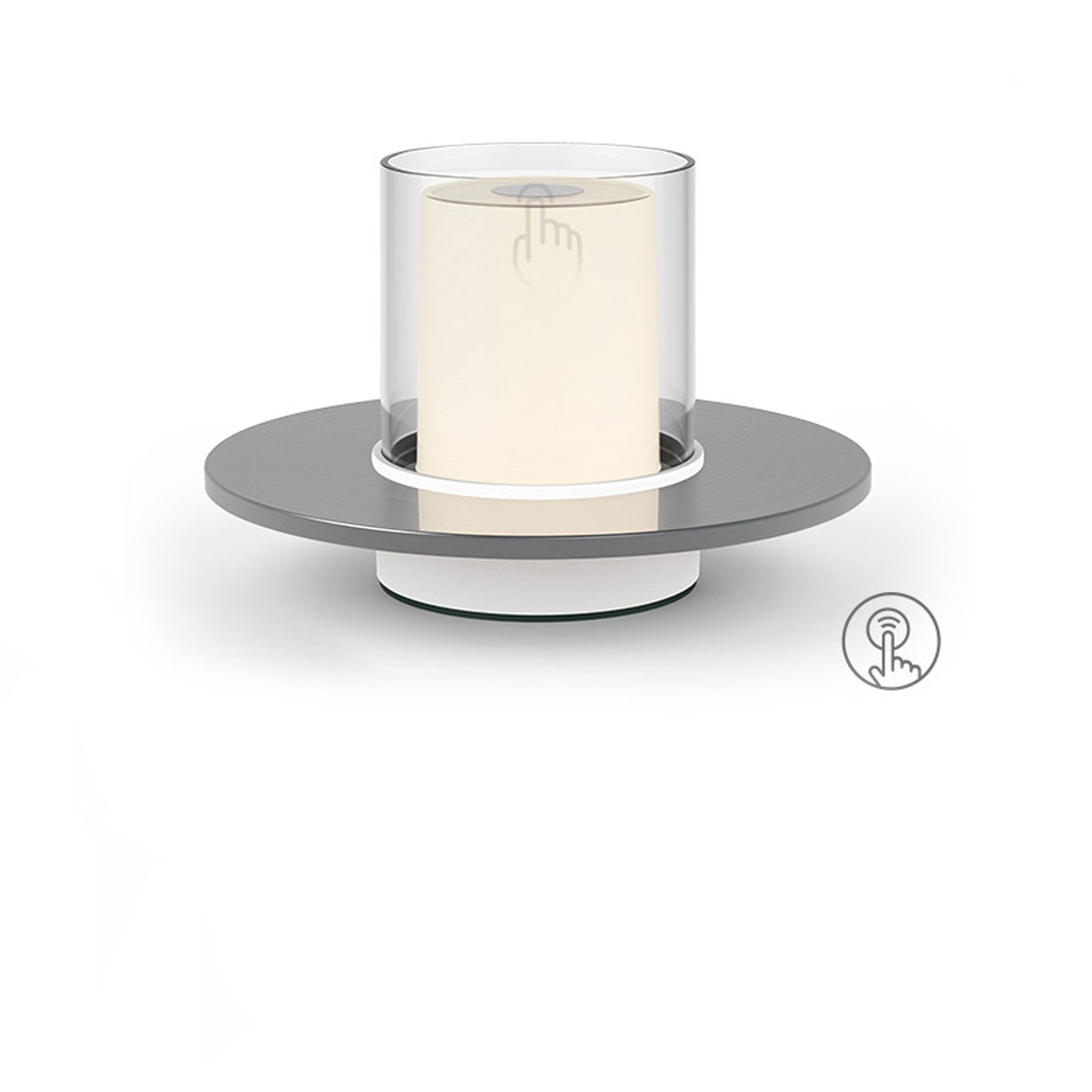 Modern Light Luxury Cylindrical LED Candlestick Night Light Table Lamp