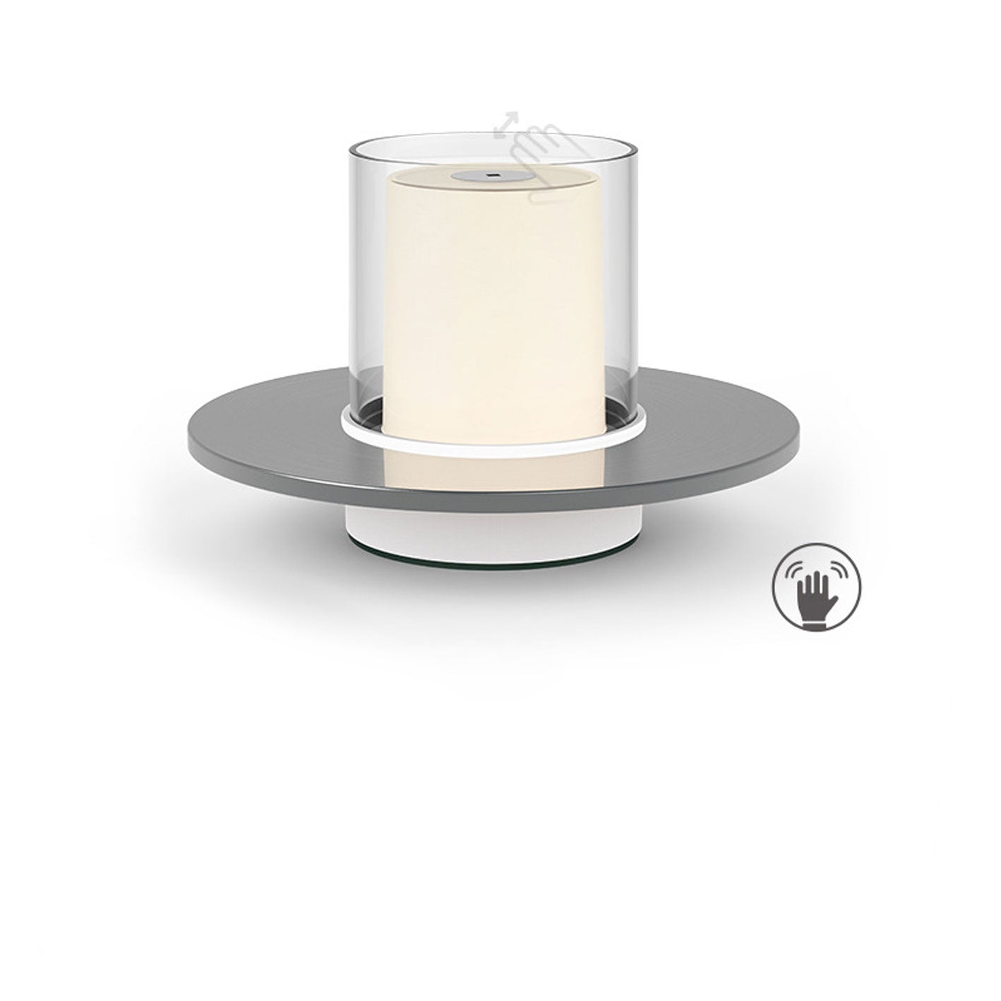 Modern Light Luxury Cylindrical LED Candlestick Night Light Table Lamp