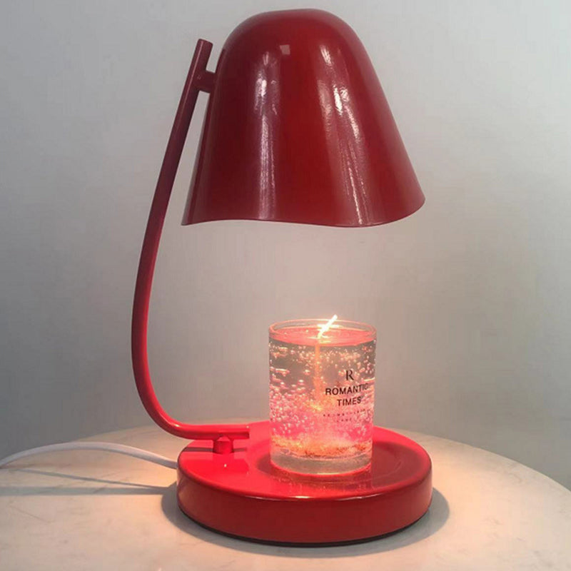 European Red Hardware 1-Light Melting Wax Table Lamp