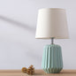 Nordic Macaron Ceramic Fabric 1-Light Table Lamp