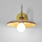Japanese Light Luxury Log Style 1-Light Wall Sconce Lamp
