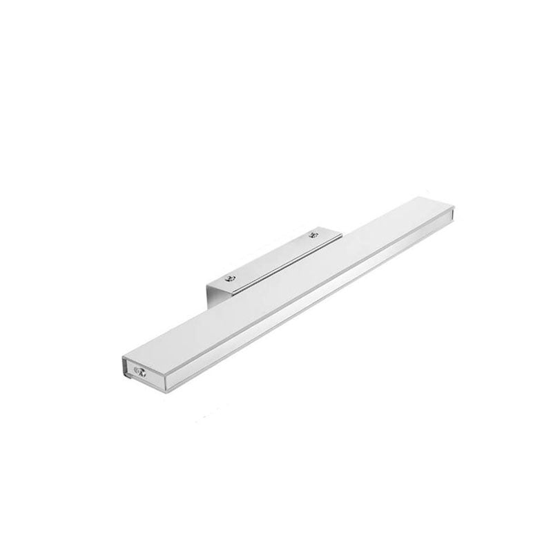 Modern Minimalist Rectangular Column Stainless Steel Anti-Fog Vanity Light LED Wall Sconce Lamp For Bathroom & Living Room
