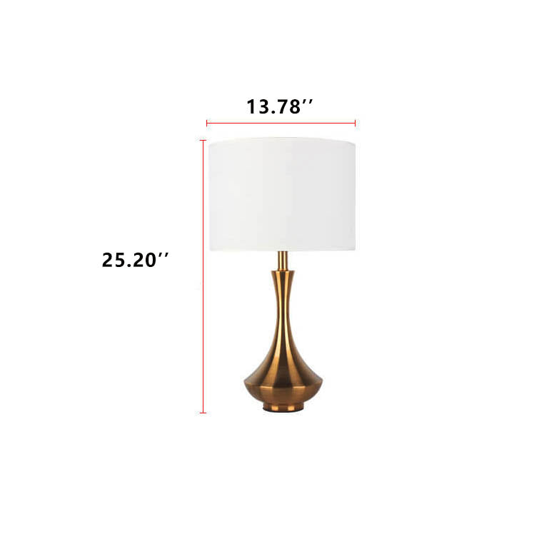 Modern Creative Metal Teardrop 1-Light Table Lamp