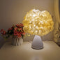 Fabric Simulation Gourd Flower Bouquet Design 1-Light Table Lamp