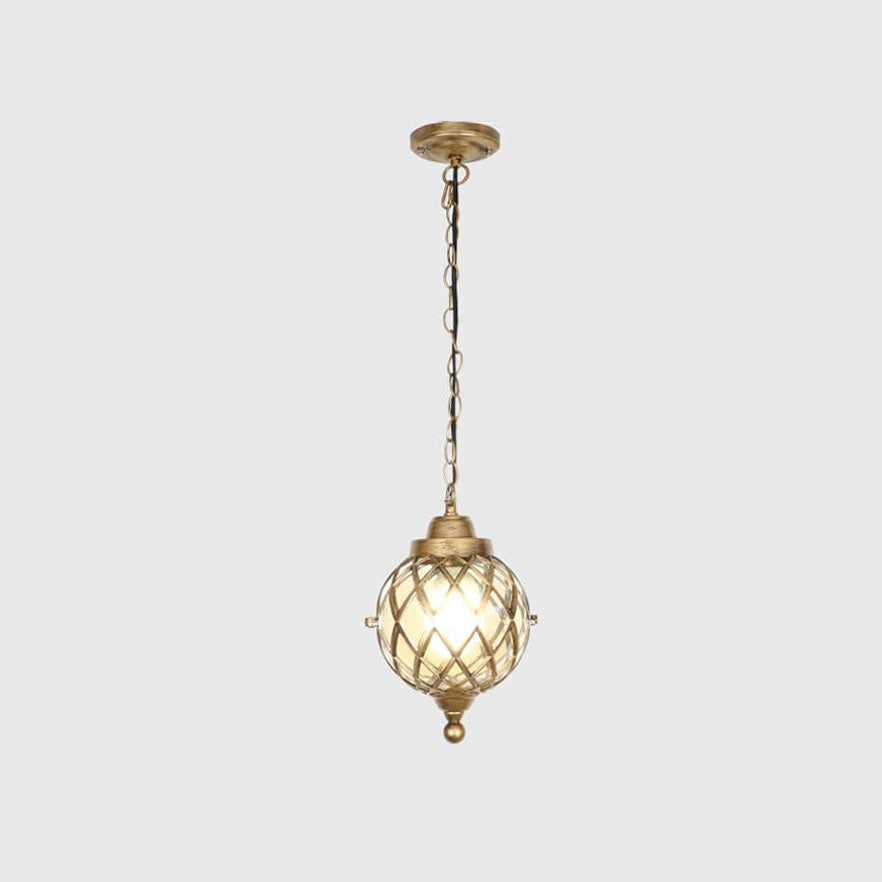 Outdoor Waterproof Glass Globe Pendant