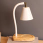 Nordic Simple Cone Log Base 1-Light Melting Wax Table Lamp