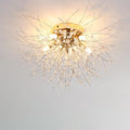 Dandelion Crystal Semi-Flush Ceiling Light