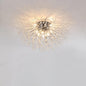 Dandelion Crystal Semi-Flush Ceiling Light