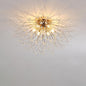 Dandelion Crystal Semi-Flush Ceiling Light