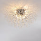 Dandelion Crystal Semi-Flush Ceiling Light