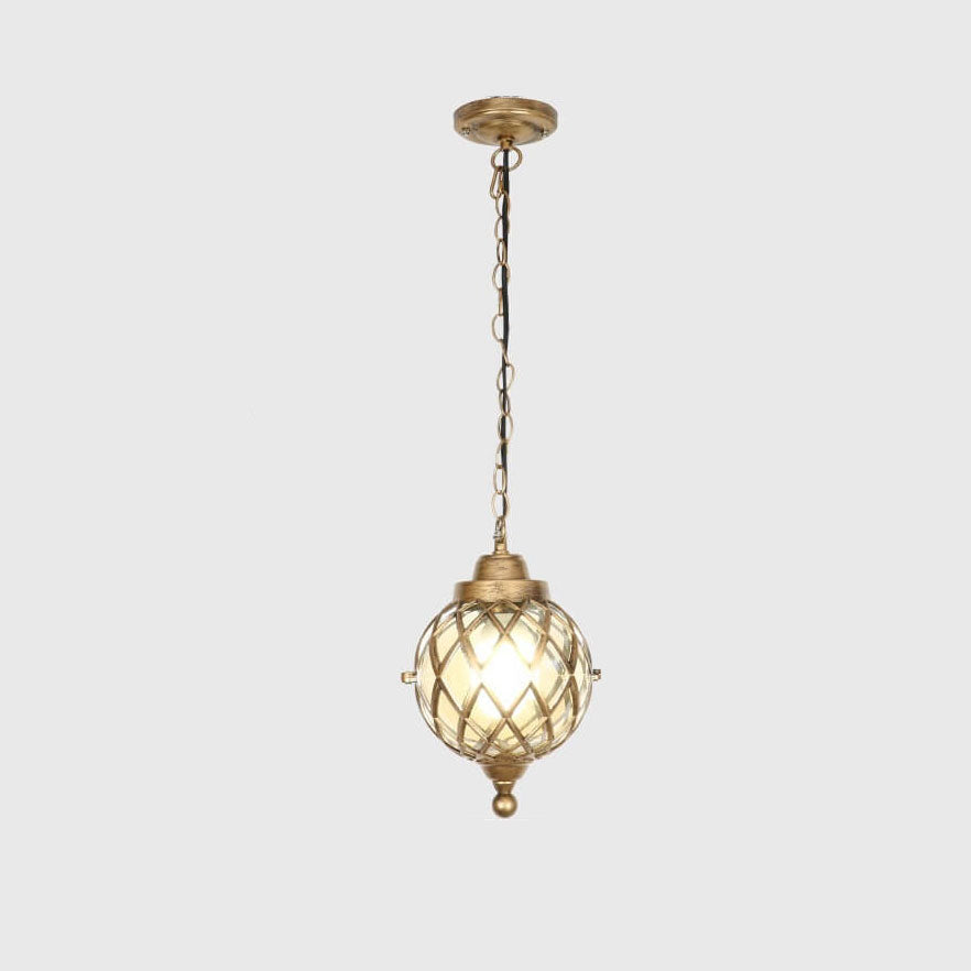 Outdoor Waterproof Glass Globe Pendant