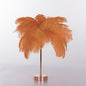 Nordic Feather Copper Wire Decoration Night Light Table Lamp