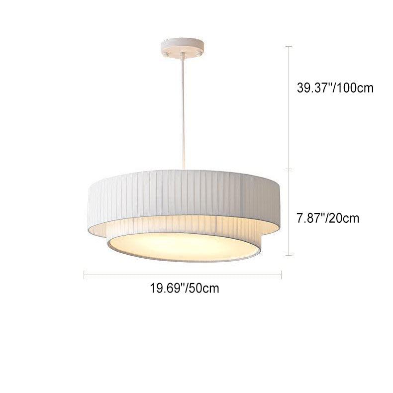 Scandinavian Fabric 4/5-Light Pendant