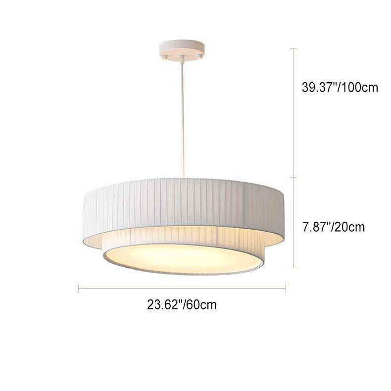 Scandinavian Fabric 4/5-Light Pendant