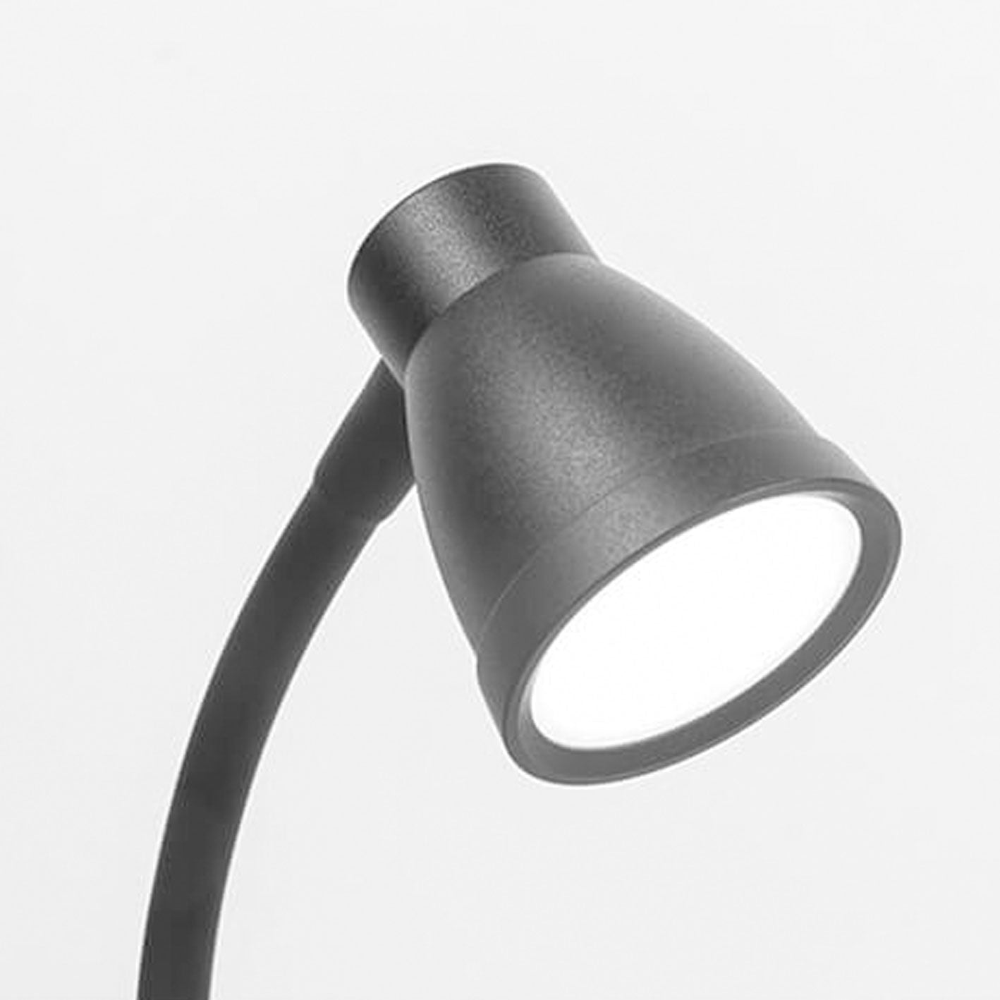 Modern Black Metal Type-C LED Portable Table Lamp
