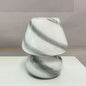 Creative Handmade Glass Planet Design Mushroom 1-Light Table Lamp