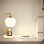 Modern Petal Marble Melting Wax 2-Light Table Lamp