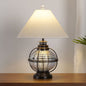 Vintage Iron Glass Horse Lamp Design Fabric 1 - Light Table Lamp