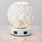 Creative Spherical Metal Projection 1-Light Decorative Table Lamp