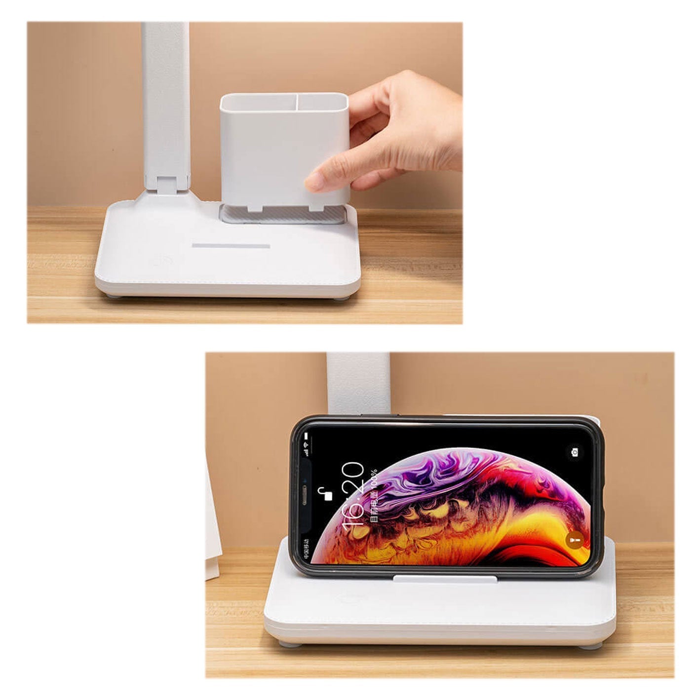 Simple Folding Pen Holder USB Eye Protection LED Reading Desk Lamp