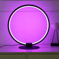 Modern Acrylic Ring Design RGB Lighting LED Table Lamp
