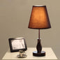 Modern Minimalist Solid Wood Fabric 1-Light Table Lamp
