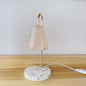 Contemporary Scandinavian Glass Terrazzo Base 1-Light Melting Wax Table Lamp For Bedroom